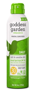 Goddess Garden Spray Sunscreen